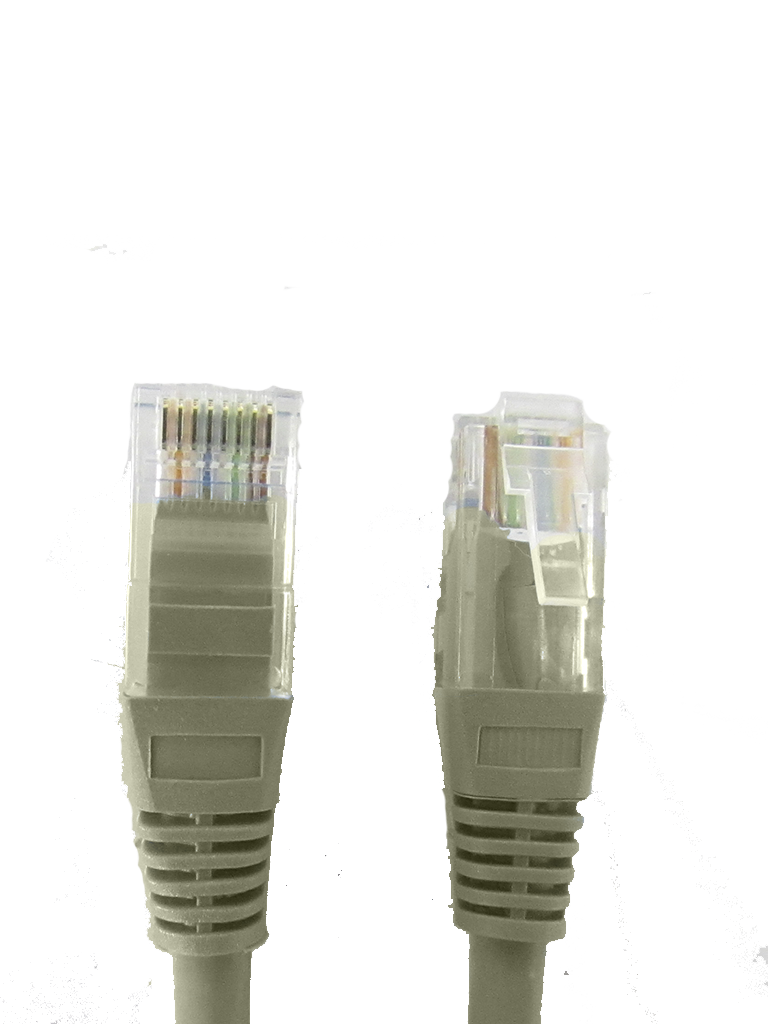 Cable patch cord UTP 3 metros CAT 5E 1000Mbps Gris - SAXXON P5E3UG