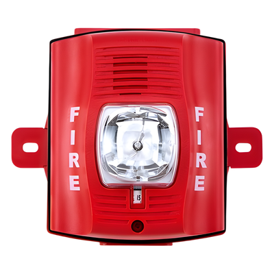 P2R-K - Sirena/Estrobo / Bifilar / Exterior Serie K / 12-24 Vcc / 15-115 cd Seleccionable / hasta 88 dBA / Rojo