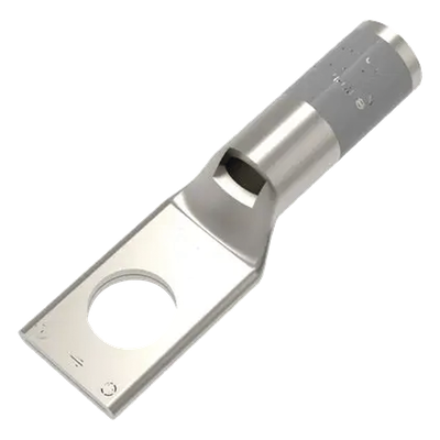 HUB-YA-4CL - Terminal de Compresión / Ojo 1/4" / Calibre 14 AWG / Barril Estándar / Cobre Galvanizado