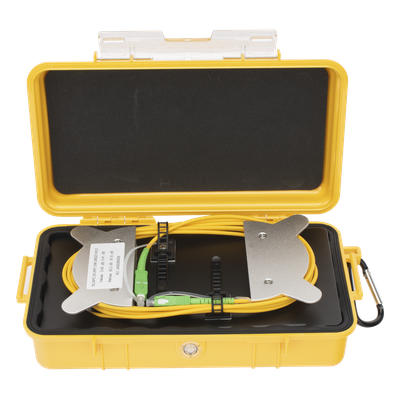 LP-LC-SM-1KM - Bobina de Lanzamiento OTDR / Fibra Monomodo / 1 km (3280.8 ft) / Conectores SC/APC / Carcasa Resistente