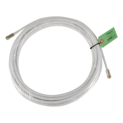 950-630 - Jumper Coaxial / RG-6 / 9.14 m (30 pies) / Conectores F Macho / 75 Ohm / Blanco