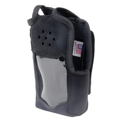 3199-B - Funda de Nylon, lazo-cinto, capuchón con broches / botones y visor frontal para IC-F50/F50V, IC-F60/F60V.