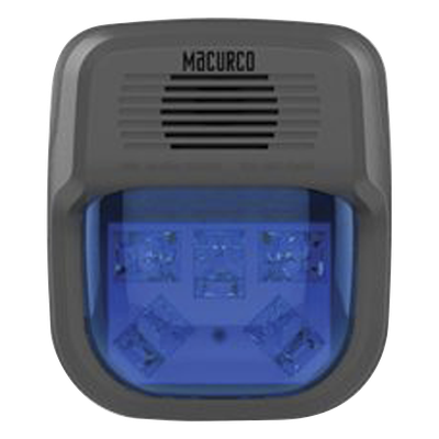 HS-B-HORN - Sirena Estroboscópica / 15-110 cd Ajustable / 16-33 VDC / Montaje Superficie o Embutido / Compatible Paneles DVP-120 y Detectores Serie 6/12