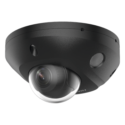 DS-2CD2543G2-LIS2U(BLACK) - Mini Domo IP / 4 Megapixel / Dual Light 30 m (98.4 ft) / WDR 120 dB / IP67 / IK08 / PoE / AcuSense / Audio Bidireccional