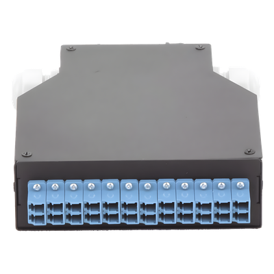 LP-RDLCUSM - Distribuidor de Fibra Óptica / Riel DIN / 12 Acopladores LC/UPC Duplex / Monomodo / 24 Fusiones / 4 x 12.6 x 14.2 cm (1.57 x 4.96 x 5.59 in)