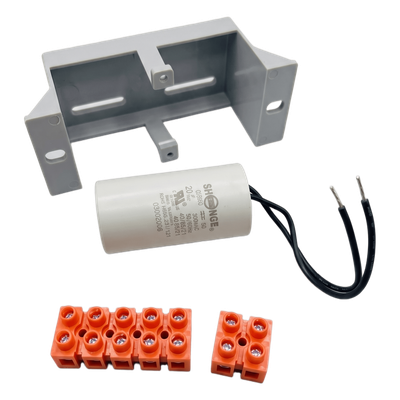 XBSFCP - Capacitor de Arranque / 20 µF / 450 VAC / Con Holder / Para Barreras de Acceso Vehicular