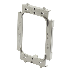 T70SDB-X - Adaptador Atornillable para Faceplate / PVC Gris / 2.75 in x 4 in / 0.33 ft / Montaje Atornillado