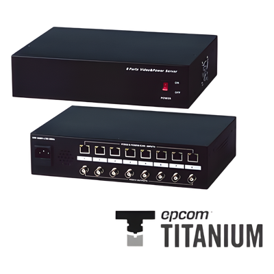 TT-108-PVR - (ANALÓGICO)Video + poder: 300 m, receptor de video pasivo + alimentación de 8 canales