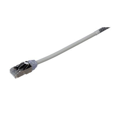 STP28X5MIG - Patch Cord Cat6A / 28 AWG Diámetro Reducido / S/FTP Blindado / CM/LS0H / 5 m (16.40 ft) / Gris