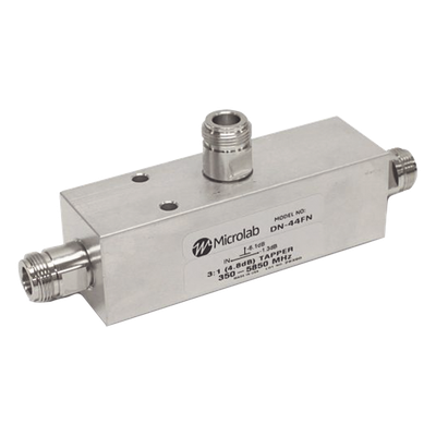 DN-64FN - Separador RF / 8 dB / 350-5930 MHz / 500 W / PIM -161 dBc / IP67 / Conectores 4.3-10
