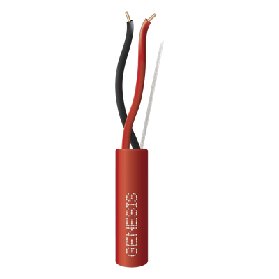 4311-1004/1000 - Carrete de Alambre / 2x16 AWG / Riser 305 m (1000 ft) / FPLR CL3R FT4 / Color Rojo / Detección de Incendio