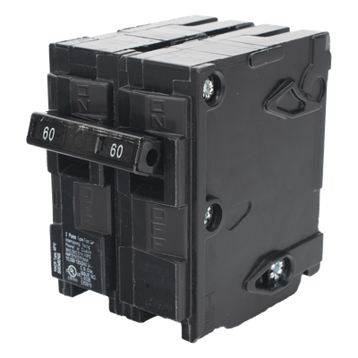 Q260 - Interruptor Automático Enchufable / 2 Polos / 60 A / 240 VCA / Capacidad Interruptiva 10 kA / UL 489