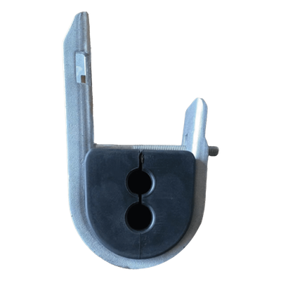 LPSCDJH1015 - Herraje de Suspensión Tipo J / Ajuste 10-15 mm / Carga 500 kg / Doble Orificio / Resistente UV