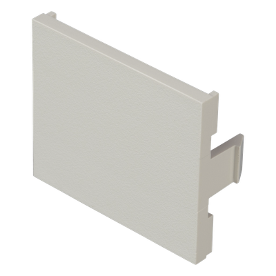 CHB2IW-X - Módulo de Tapa Ciega / 1/2 Elemento / Blanco Mate / ABS / 1.56 x 1.34 x 0.11 pulgadas