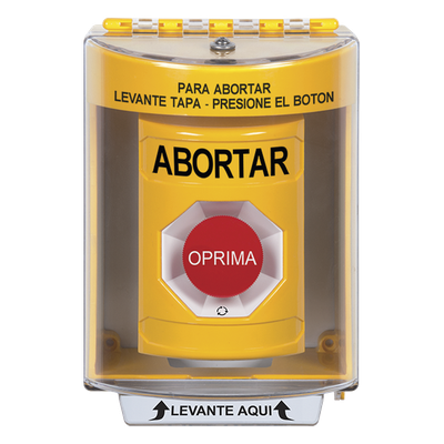 SS2281AB-ES - Botón de Abortar / Tapa Policarbonato Super Resistente / Girar para Restablecer / UL/cUL / -40°F a 250°F (-40°C a 121°C)
