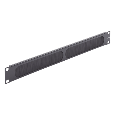 PNL-BRSH-1 - Panel Ciego para Rack 19" / Cepillo de Nylon para Paso de Cables / Aislamiento Térmico / 1UR / Aluminio 0.060" / EIA/TIA-310-E