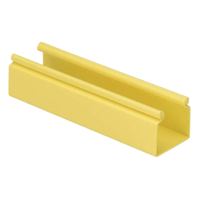 HS2X2YL6 - Canaleta para Cableado / 2x2 Pulgadas / 1.8 m (6 ft) / PVC Rígido 94V-0 / QuikLock / Sin Tapa / Amarillo