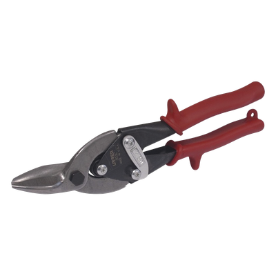 SYS303L - Tijera de Aviación / Corte Izquierdo / Acero Calibre 20 / Longitud 10" (25.4 cm) / Mango Ergonómico / Bloqueo de Seguridad