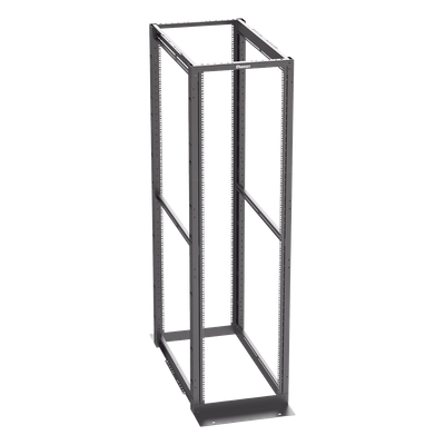 R4P42CN - Rack de Cuatro Postes / 45 UR / Carga 2500 lbs / Profundidad Ajustable 41.5 in (3.46 ft) / Acero / EIA-310D