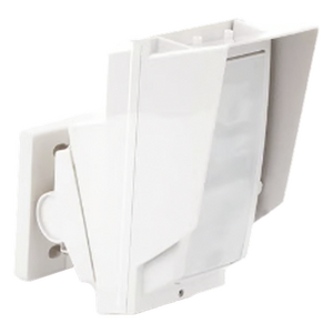 HX80N - Detector PIR Exterior / 24 m (78.7 ft) de Alcance / 180° Giro Horizontal / IP65 / 18 Zonas de Detección / Montaje a 3 m (9.8 ft)