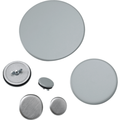 AS250 - Sello de Orificio (Hol-Sealer) / 89 mm (3.5 in) Diametro / Acero Dulce Gris ANSI 61 / Recubierto en Polvo / 16ga