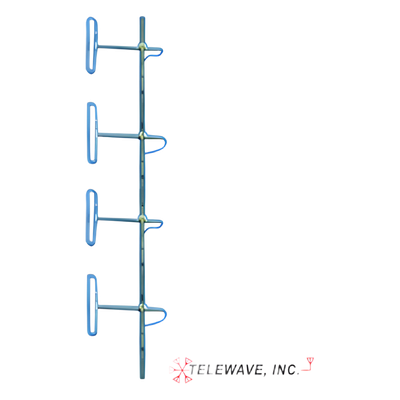 ANT-150D6-9 - Antena Base VHF / 4 Dipolos / 138-174 MHz / Ganancia 6-9 dB / 16.2 x 3 ft / Resistencia Viento 281 km/h
