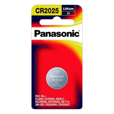 CR2025PM - Batería de Botón de Litio / 3 V / 150 mAh / Operación -40 °C a 60 °C / Alta Densidad Energética