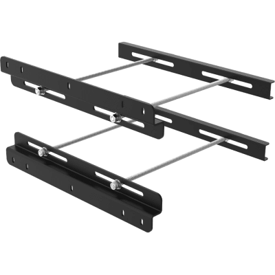 IMAM - Soporte para instalacion en Viga / Montaje Horizontal y Vertical / Capacidad 225 lb (102 kg) / Varillas Roscadas 3/8-16 Galvanizadas / Ajuste Profundidad Viga Hasta 12" (305 mm) / Diseño Resistente a Corrosión