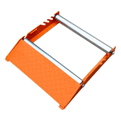 LP-FOR500 - Base con Rodillos para Carretes de Fibra Óptica / Capacidad 500 kg / Diámetro 300-700 mm / Ancho 500 mm / Acero Galvanizado