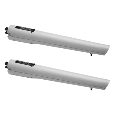 10599807 - Kit de Operadores FAAC S418 para Puertas Abatibles de hasta 2.7m y 300Kg / Con Capacidad de Respaldo de Baterías y Desbloqueo Manual