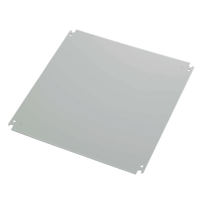 CP2020 - Panel de Montaje Posterior / Acero Dulce Calibre 12ga / 20x20 Pulgadas / Recubrimiento en Polvo Blanco / Compatible con Paneles de Madera 3/4 Pulgadas