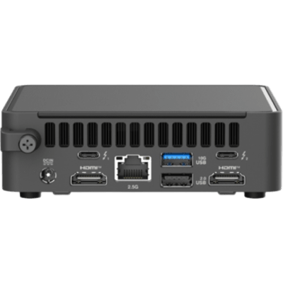 BOXNUCI7ALL - Mini PC ASUS NUC 15 Pro / Intel Core 7 240H / Incluye Memoria Ram SSD y Sistema Operativo / Wi-Fi 7 / Bluetooth 5.4 / 2.5GbE / 4x Pantallas 4K / Thunderbolt 4