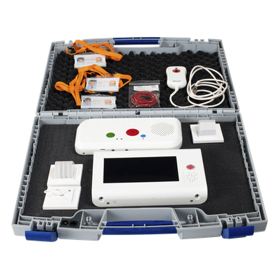 NX0654-MALETINDEMO - Kit Demostrativo / Sistema de Llamada Paciente-Enfermera IP / Terminal Multifuncional / Audio Bidireccional / RFID / Código Azul / Tirador de Baño 360°