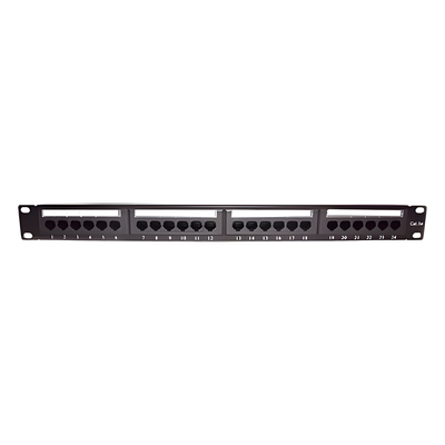 LP-PP-507 - Panel de Parcheo de Impacto / 24 Puertos / Cat5e / 19 Pulgadas / 1U / 110 IDC / 24-26 AWG
