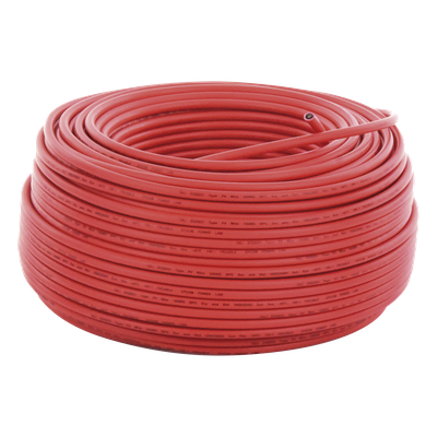 CBL-PV-10R/100 - Cable Fotovoltaico / 6 mm² (10 AWG) / Cobre / 2000V / Rango -40°C a 120°C / Rojo / Rollo 100 m (328.1 ft)