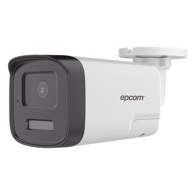 B4K-TURBO-EX4 - Cámara Bala TURBOHD / 4K 8 Megapixel / Dual Light 40 m (131.2 ft) / Audio Bidireccional Full Duplex / IP67 / Metal
