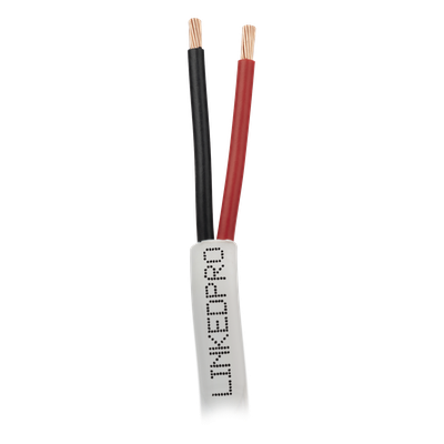 LP216W/1000 - Cable para Alarma / 2x16 AWG / CMR / 305 m (1000 ft) / PVC Blanco
