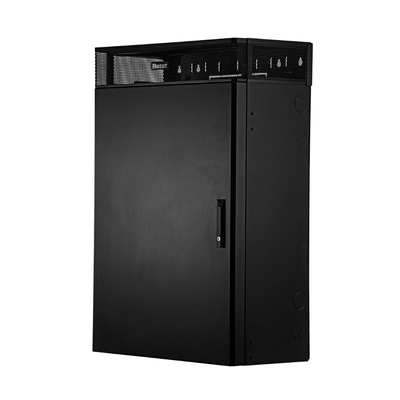 WME6BL - Gabinete de Montaje en Pared / 12 UR Totales / 6 UR Equipo Activo + 6 UR Pasivo / Carga 136.08 kg (300 lbs) / Acero Calibre 16 / UL 2416