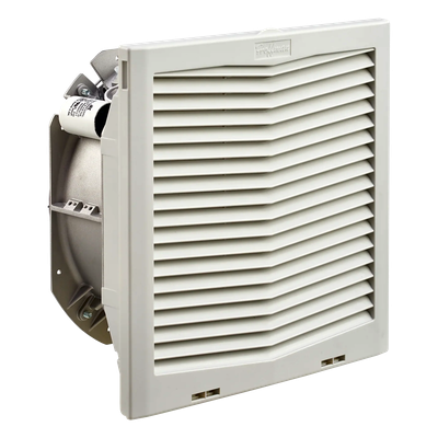 HF1316414 - Ventilador con Filtro de Montaje Lateral / Flujo de Aire 395 CFM / Alimentación 115 Vca / Diseño Click-Fit / Rejillas con Bisagra