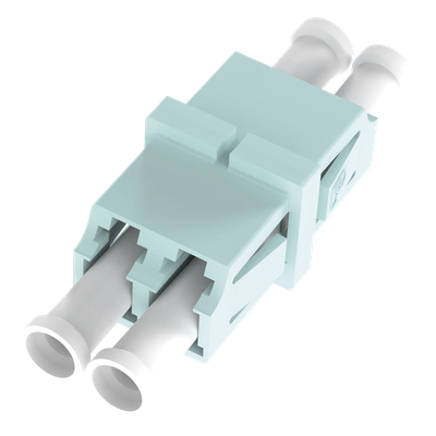 FADSLCZAQ-L - Módulo Acoplador / LC Duplex / Fibra Multimodo / Color Aqua / Pérdida 0.1 dB / Cerámica Zirconia