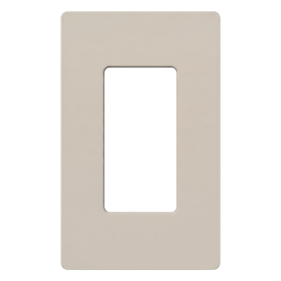 SC-1-PD - Placa de pared 1-gang / sin tornillos visibles / acabado satinado Palladium / 7.5 x 11.9 cm / para Maestro, Diva, Skylark y control Pico