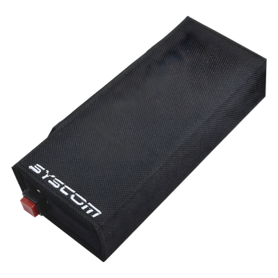 ESTUCHE-HID - Estuche de Transporte / Poliéster con Cartón / 19.6 x 16 cm / 7.7 x 6.3 in / Compartimento Pila 9V / Cierre Velcro