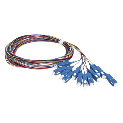 LP-FO-SM-PIG-12-SCU - Kit de Pigtails / SC/UPC / Monomodo G.657A2 / 2 m (6.56 ft) / 0.9 mm / 12 piezas