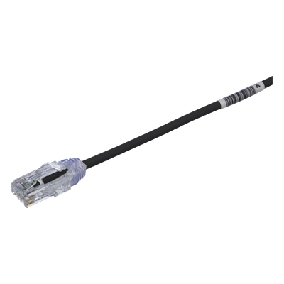 UTP28SP0.5MBL - Cable de Parcheo Cat6 / UTP 28AWG / Diámetro Reducido 3.8 mm / 0.5 m (1.64 ft) / LSZH-CM / PoE++