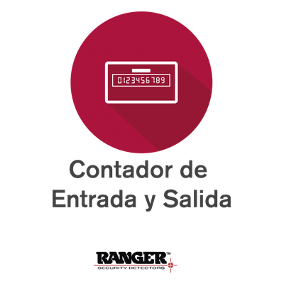 OPCION-CDD - Contador de Entradas y Salidas / Sensor Infrarrojo Anti-Falsas Alarmas / Pantalla Remota 30 m / Conexión RJ45 LAN / Batería 8 Horas / Diseño Intemperie