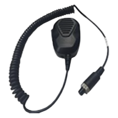 DS-MP1351(AE) - Micrófono de Solapa para DVR Móvil / Audio Bidireccional / Cable 2 m (6.6 ft) / Conector de Aviación / Operación PTT / -20°C a 70°C