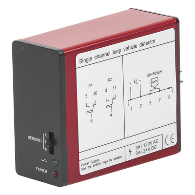 XB-DLP-1101 - Sensor de Masa Vehicular / 1 Canal / 12/24 VAC/VCC / Salidas NC/NO / Modo Presencia y Pulso / Exterior