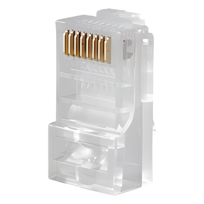 TC-5 - Conector RJ45 / Cat 5E / UTP / 30 μin Oro / T568A-B / Interior