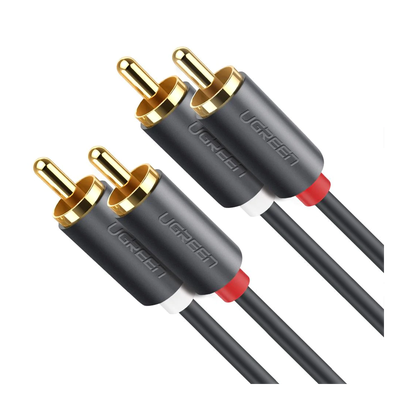 10519 - Ugreen 10519 cable de audio 3 m 2 x RCA Negro