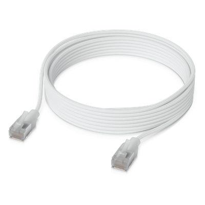 UACC-CABLE-PATCH-EL-C6A-3M-W - Cable de Parcheo Cat6A / 10G / PoE+++ / Etherlighting / 3 m (9.8 ft) / RJ45 Blindado / Interior